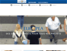 Tablet Screenshot of europea-conseil.fr